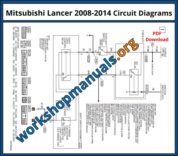 Mitsubishi Lancer 2008-2014 Circuit Diagrams