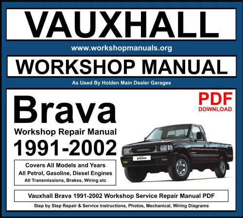 Vauxhall Brava 1991-2002 Workshop Repair Manual Download PDF