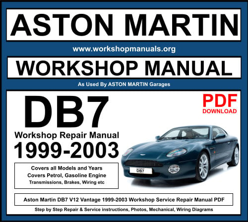 Aston Martin DB7 1999-2003 Workshop Repair Manual Download PDF