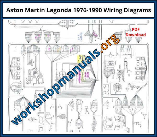 Aston Martin Lagonda 1976-1990 Wiring Diagrams