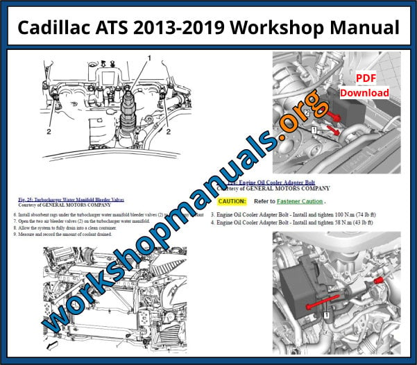 Cadillac ATS 2013-2019 Workshop Manual