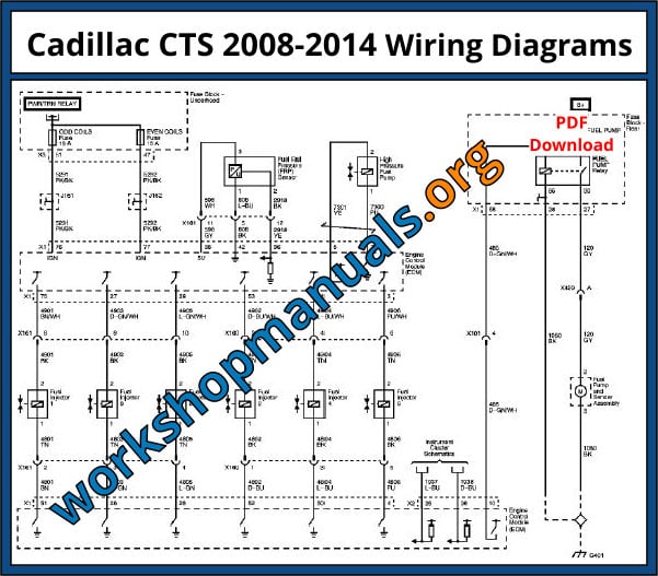 Cadillac CTS 2008-2014 Wiring Diagrams