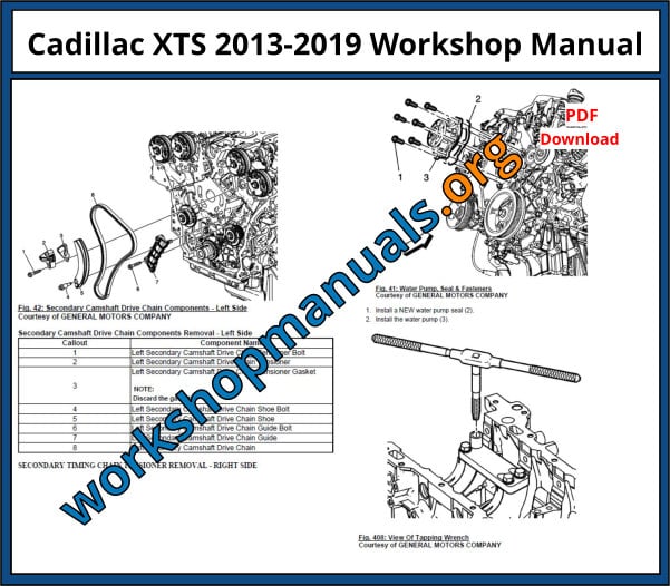 Cadillac XTS 2013-2019 Workshop Manual