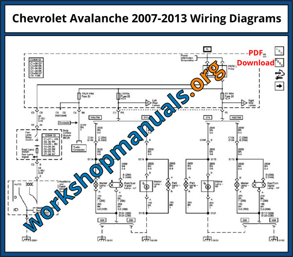 Chevrolet Avalanche 2007-2013 Workshop Repair Manual Download PDF