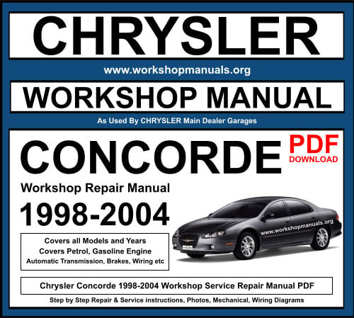 Chrysler Concorde 1998-2004 Workshop Repair Manual Download PDF