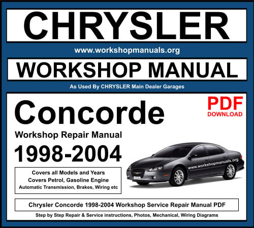 Chrysler Concorde PDF Workshop Repair Manual Download 1998-2004