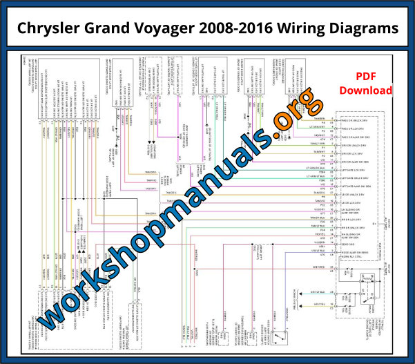Chrysler Grand Voyager 2008-2016 Wiring Diagrams