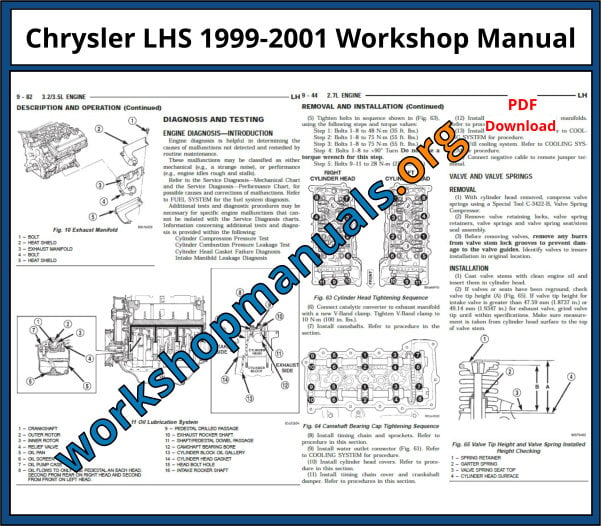 Chrysler LHS 1999-2001 Workshop Manual