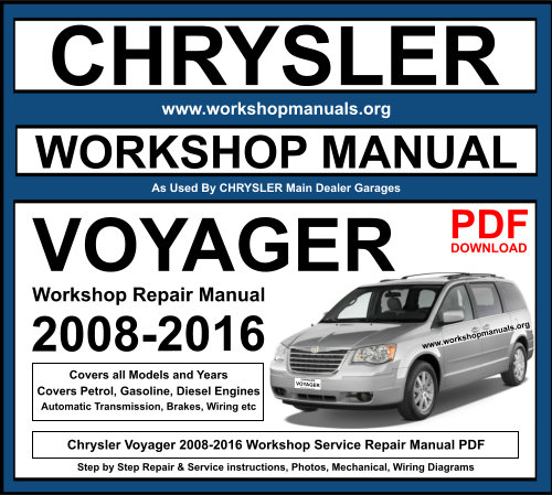 Chrysler Voyager 2008-2016 Workshop Repair Manual Download PDF
