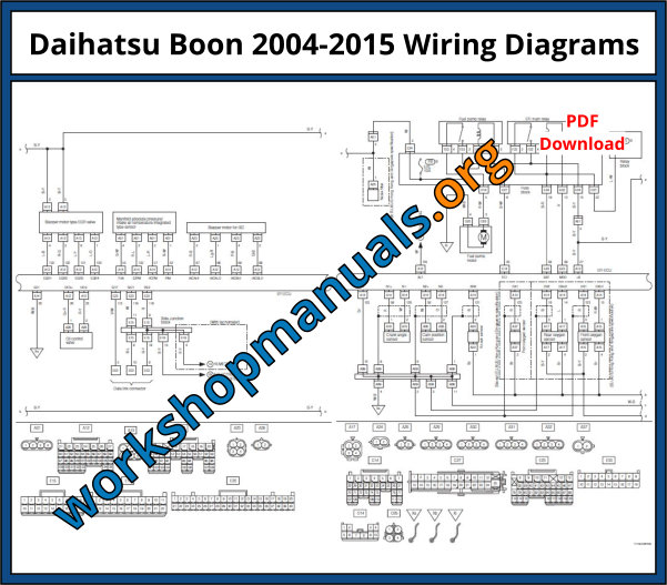 Daihatsu Boon 2004-2015 Wiring Diagrams