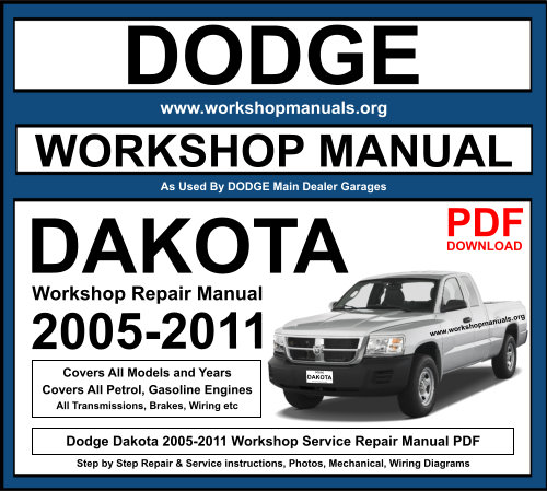 Dodge Dakota 2005-2011 Workshop Repair Manual Download PDF