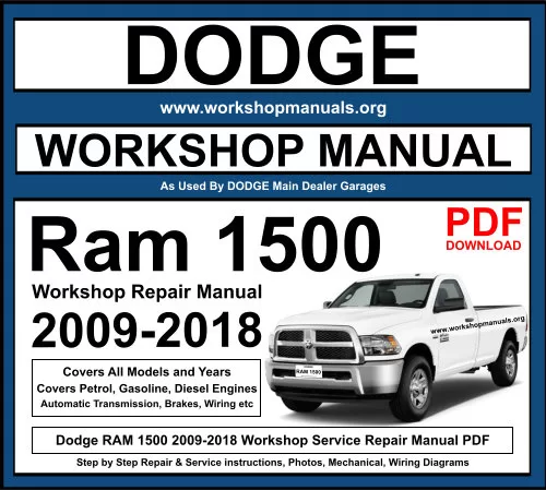 Dodge RAM 1500 2009-2018 Workshop Repair Manual Download PDF