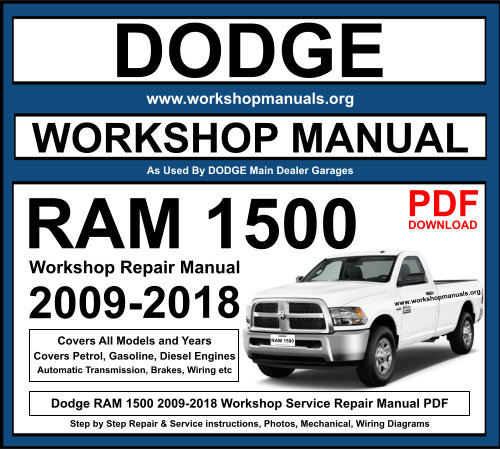 Dodge RAM 1500 2009-2018 Workshop Repair Manual Download PDF