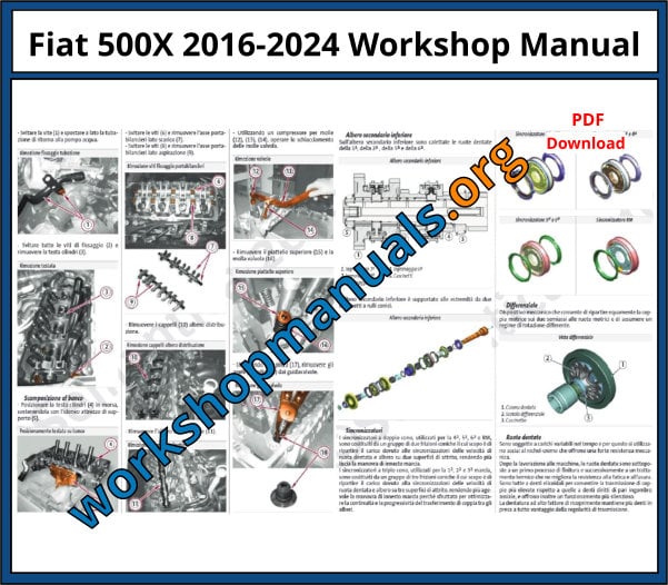 Fiat 500X 2016-2024 Workshop Manual