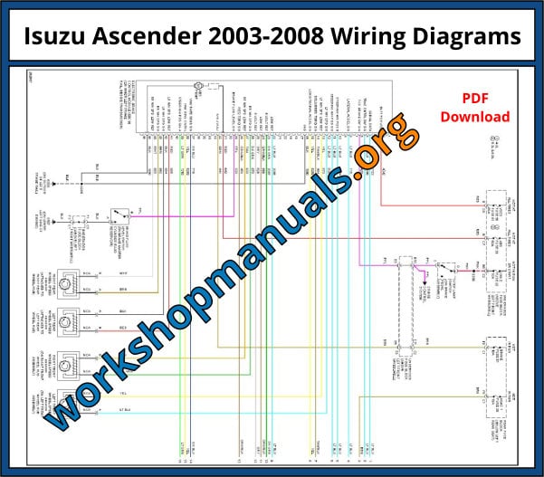 Isuzu Ascender 2003-2008 Wiring Diagrams