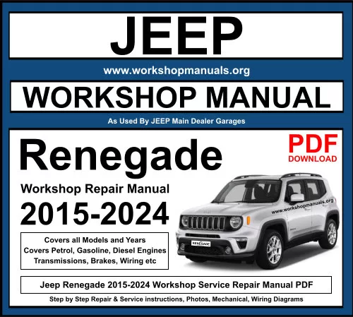 Jeep Renegade 2015-2024 Workshop Repair Manual