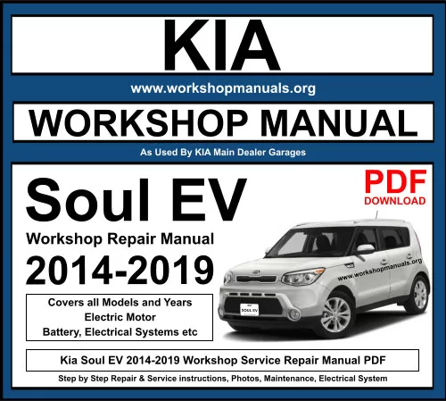 Kia Soul EV 2014-2019 Workshop Repair Manual Download PDF