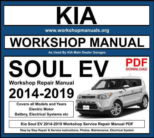 Kia Soul EV 2014-2019 Workshop Repair Manual Download PDF