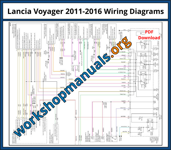 Lancia Voyager 2011-2016 Wiring Diagrams