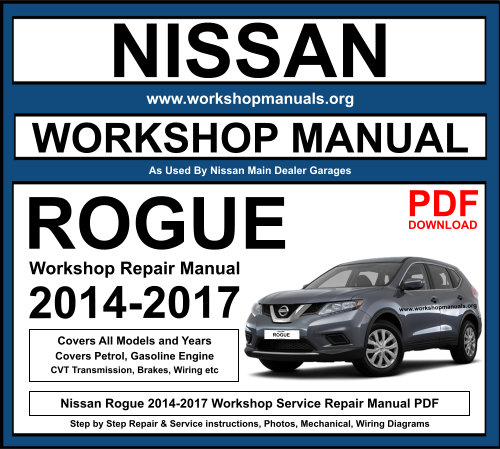 Nissan Rogue 2014-2017 Workshop Repair Manual Download PDF