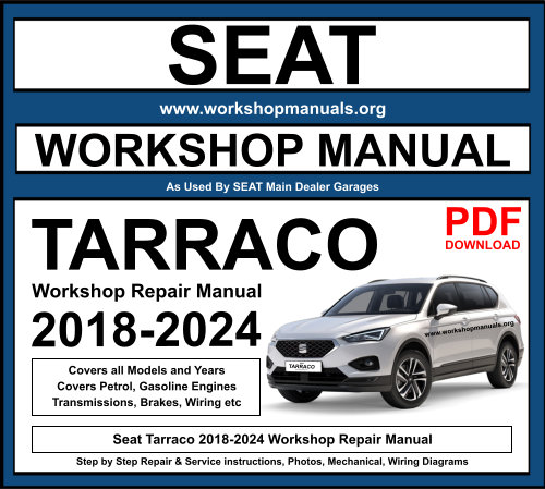 SEAT TARRACO 2018-2024 Workshop Repair Manual