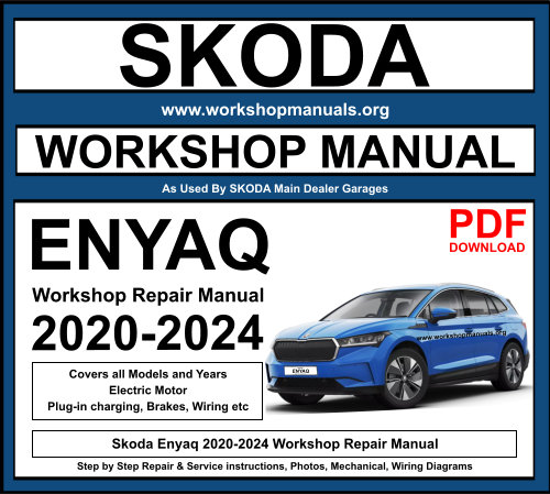 SKODA ENYAQ 2020-2024 Workshop Repair Manual