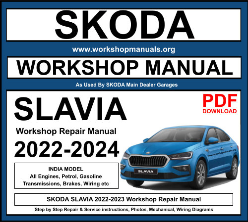 SKODA SLAVIA 2022-2023 Workshop Repair Manual