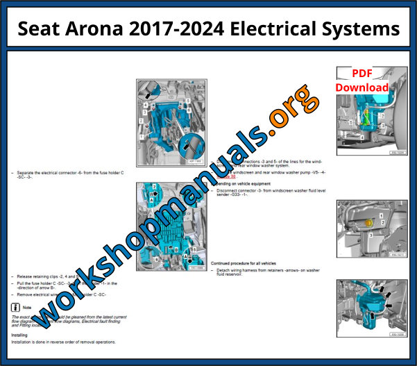 Seat Arona 2017-2024 Electrical Systems