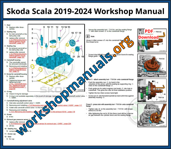 Skoda Scala 2019-2024 Workshop Manual