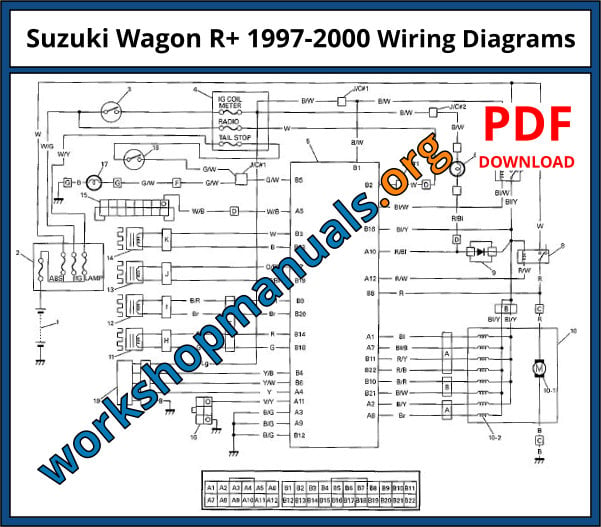 Suzuki Wagon R+ 1997-2000 Wiring Diagrams