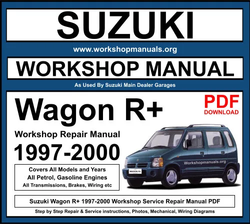 Suzuki Wagon R+ 1997-2000 Workshop Repair Manual Download PDF