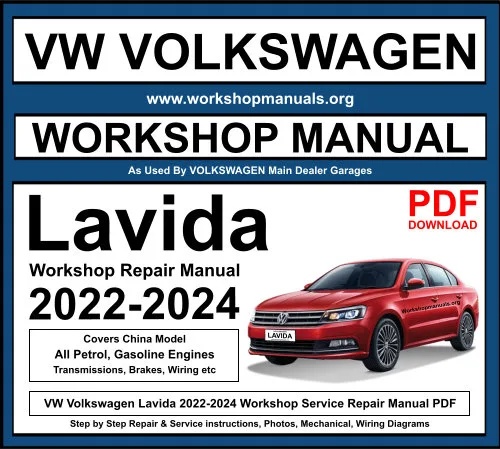 Volkswagen Lavida 2022-2024 Workshop Repair Manual Download PDF
