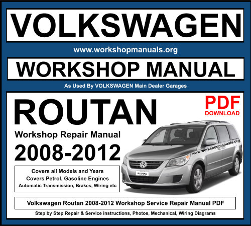 Volkswagen Routan 2008-2012 Workshop Repair Manual Download PDF