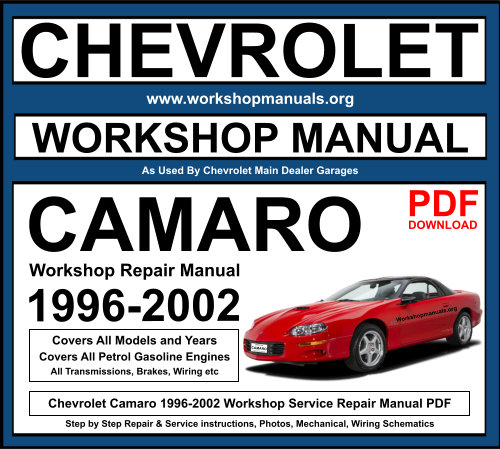 Chevrolet Camaro 1996-2002 Workshop Repair Manual Download PDF