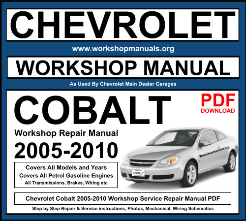 Chevrolet Cobalt 2005-2010 Workshop Repair Manual Download PDF