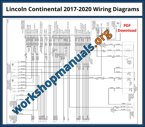 Lincoln continental 2017 2020 workshop repair manual download pdf