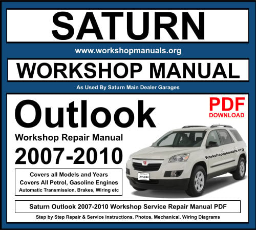 Saturn Outlook 2007-2010 Workshop Repair Manual Download PDF