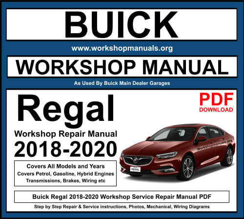 Buick Regal 2018-2020 Workshop Repair Manual Download PDF
