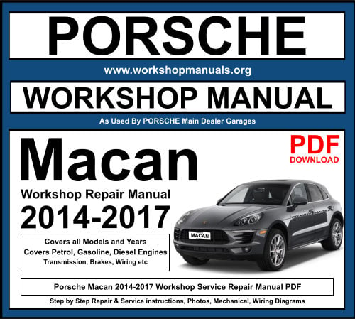 Porsche Macan 2014-2017 Workshop Repair Manual Download PDF