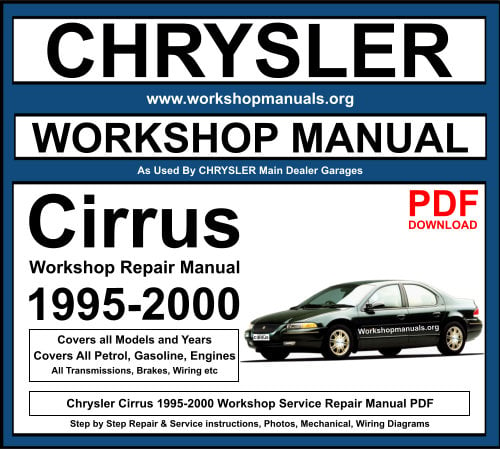 Chrysler Cirrus 1995-2000 Workshop Repair Manual Download PDF