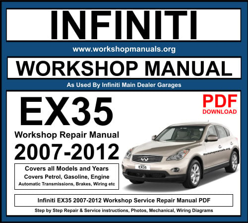 Infiniti EX35 2007-2012 Workshop Repair Manual Download PDF