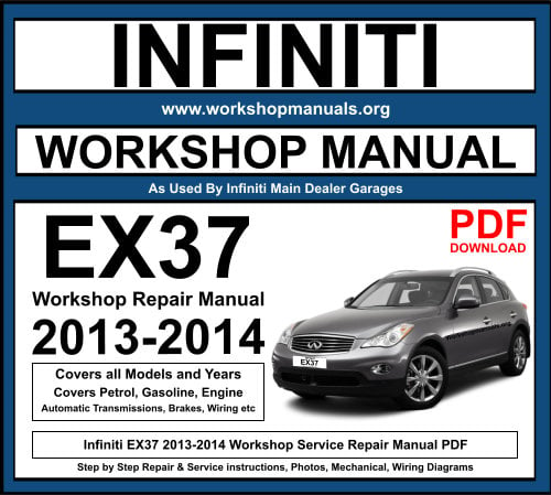 Infiniti EX37 2013-2014 Workshop Repair Manual Download PDF