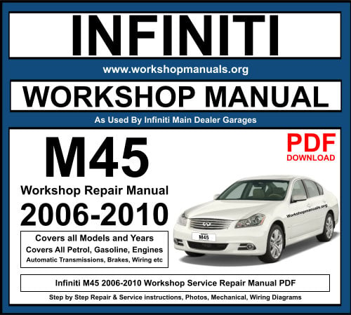 Infiniti M45 2006-2010 Workshop Repair Manual Download PDF