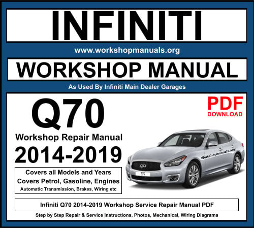 Infiniti Q70 2014-2019 Workshop Repair Manual Download PDF