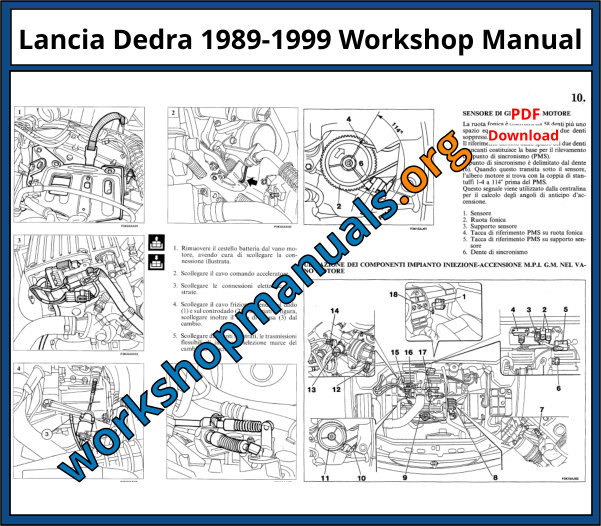 Lancia Dedra Workshop Repair Manual Download PDF -