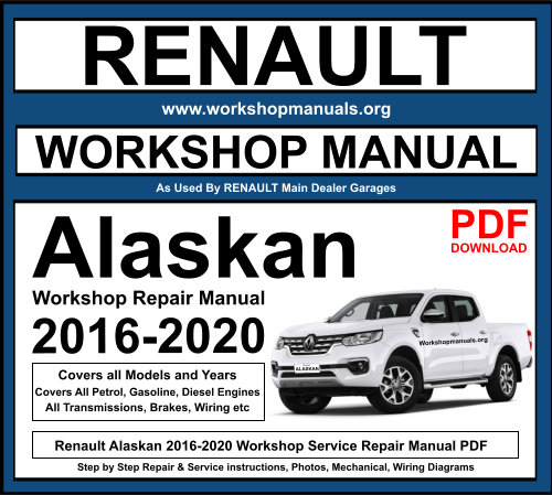 Renault Alaskan 2016-2020 Workshop Repair Manual Download PDF