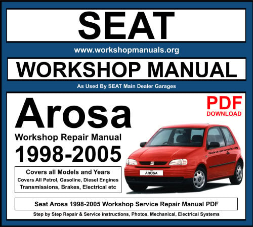 Seat Arosa 1998-2005 Workshop Repair Manual Download PDF