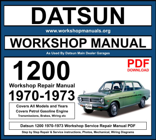 Datsun 1200 1970-1973 Workshop Repair Manual Download PDF