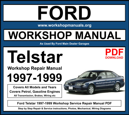 Ford Telstar 1997-1999 Workshop Repair Manual Download PDF