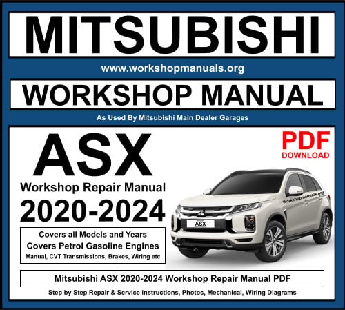 Mitsubishi ASX 2020-2024 Workshop Repair Manual Download PDF